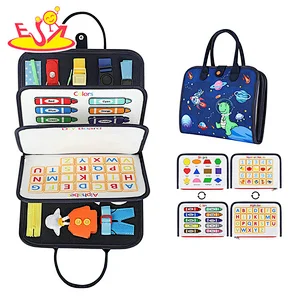 Montessori Educational Activity Sensoy Toy Felt Busy Board Book For Kids W12D521