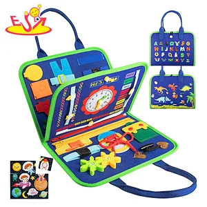 High Quality Educational Life Skills Exercise Felt Busy Board For Kids W12D523